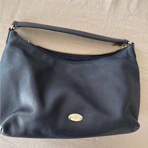 Coach Dark Leather Shoulder Bag